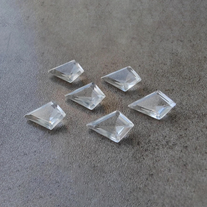 Cristal de Cuarzo AAA+ en Forma de Cometa, Corte Facetado, Piedra Suelta Calibrada para Joyería, Disponible en Todos los Tamaños - Product Image 3