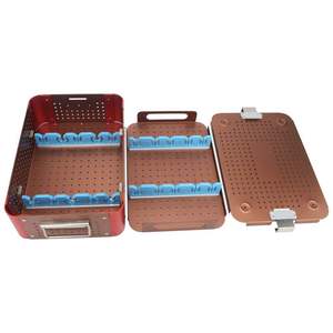 Caja de Esterilización para Instrumentos Quirúrgicos de Aluminio de Grado Médico, Certificada por la CE, de Primera Calidad, Autoclavable y Perforada, en Oferta - Product Image 2