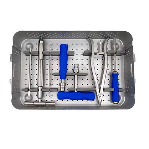 Kit d'extraction de vis cassées de qualité supérieure en acier inoxydable, extracteur d'implants orthopédiques, taraud à filetage inversé pour boulons, kit d'instruments chirurgicaux - Product Image 2