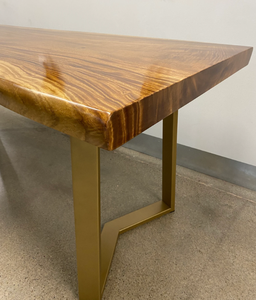 Tables à manger carrées modernes et élégantes, plateau en bois d'acacia massif, pliables, mobilier de restaurant, 6 places, usage commercial, maison, cuisine, centre commercial - Product Image 6