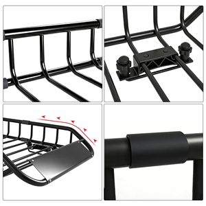 Portaequipajes Universal Extensible para Techo de Auto, SUV y Camioneta, 50'' L x 36'' W x 5.1'' H, Cesta de Carga Impermeable, Barras de Techo - Product Image 6