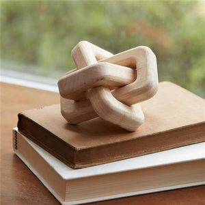 Natural Bohemian Handcrafted <b>Wooden</b> Knot Decor Polished Round Tabletop Ornament for Living Room Bedroom Home Styling - Product Image 2