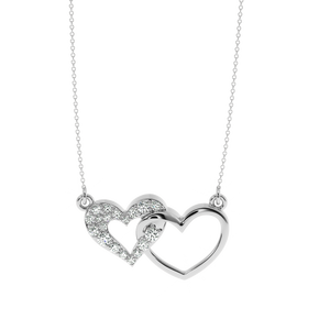 Pendentif infini torsadé en argent sterling 925, diamant de laboratoire taille brillant, plaqué or jaune, certifié IGI, luxe - Product Image 5