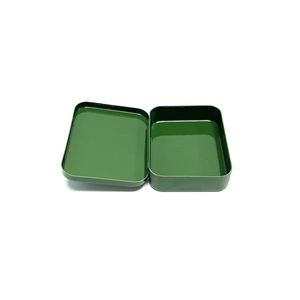 Caja Metálica Verde Oliva con Cierre, Recipiente de Almacenamiento, Estuche de Embalaje Personalizado con Impresión - Product Image 4