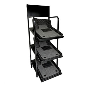 Expositor Vertical de Hierro Pulido Resistente Personalizado para Tapetes de Auto, para Tiendas Minoristas, Accesorios para Autos, Personalizable - Product Image 2