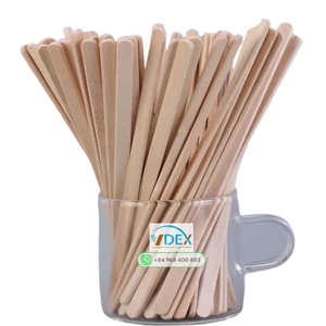 Agitador de Madera Biodegradable Ecológico para Jugos, para Restaurantes y Cafeterías - Product Image 1