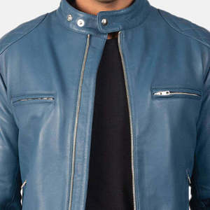 Premium Leather <b>Jacket</b> for Men Custom Genuine PU Leather <b>Biker</b> <b>Jacket</b> Winter Fashion Casual Motorcycle Wholesale OEM - Product Image 6