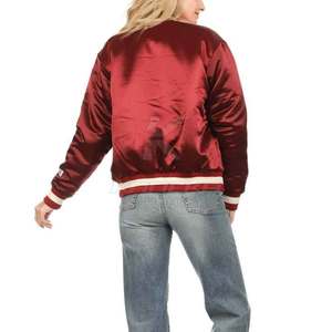 Silk Jackets Modern Fashion Wear Stand Collar Men's Winter Jacket Soft Comfortable Fabric <b>Covered</b> <b>Button</b> Closure - Product Image 2