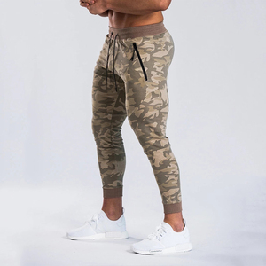 Nouveau pantalon de jogging camouflage imprimé, longueur intégrale, taille élastique, tissu tricoté extensible avec poches, pour toutes les saisons - Product Image 2