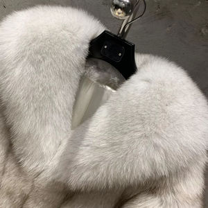 Abrigo de Invierno Personalizado con Logotipo, Ecológico, de Lana Gruesa, con Imitación de Piel de Zorro, Talla Grande, Cuello Alto, Bolsillos Laterales y Cremallera para Hombre - Product Image 3