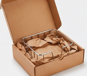Porte-serviettes élégant en acier inoxydable avec finition argentée, parfait pour la vaisselle et la décoration de table à la maison. - Product Image 6