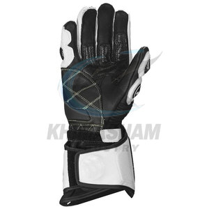 ถุงมือมอเตอร์ไซค์หนังดีไซน์ใหม่แบบสั่งทำพิเศษ สำหรับขับขี่กลางแจ้ง กันลื่น ระบายอากาศได้ดี สายรัดข้อมือปรับได้ - Product Image 6