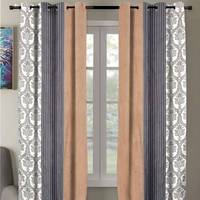 Nouveauté Décoration d'intérieur Rideaux de salon de luxe imprimés sur mesure 100% coton