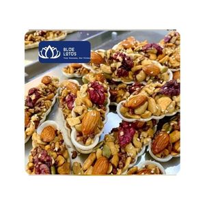[HIGH QUALITY] Blue Lotus Boat Nuts Cake Pack-Low-Fat Semi-Soft 1kg for Crisp Snack Bakery <b>Party</b> Food Dessert Afternoon Tea - Product Image 1
