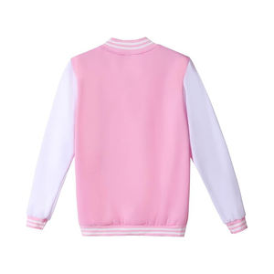 Blouson Bomber Homme Style Universitaire en Mélange Laine et Nylon, Col Côtelé, Veste de Baseball Vintage, Blouson Aviateur Décontracté pour l'Hiver - Product Image 2