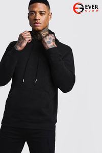 Personnalisé 500 GSM 100% coton tissu hommes sweats à capuche personnaliser blanc décontracté surdimensionné sweat à capuche impression broderie logo pour unisexe - Product Image 4