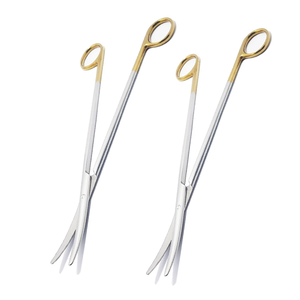 Offre Spéciale – Ciseaux Metzenbaum courbés TC 26 cm (10,25 pouces) en carbure de tungstène, lot de 2, en acier inoxydable chirurgical, ensemble professionnel de précision - Product Image 1
