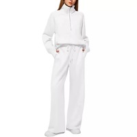 Ensemble de shorts en tricot 2 pièces pour femmes, sans manches, sans col, coupe régulière, couleur unie, décontracté, toutes saisons, vêtements de sport, Spandex/Nylon, séchage rapide