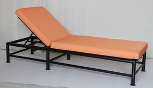 Tumbona Moderna de Metal con Estructura Metálica con Recubrimiento en Polvo para Uso en Exteriores - Product Image 2