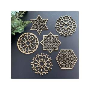 Sous-verre en bois pour boissons froides Fournitures du Ramadan RR ENTERPRISES Modèle RR202513458 - Product Image 3