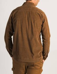เสื้อเชิ้ตแขนยาวผู้ชาย ผ้าฝ้ายทวิลสีพื้น คอปกพับ แขนยาว ระบายอากาศได้ดี เหมาะสำหรับใส่ในฤดูใบไม้ร่วง - Product Image 6