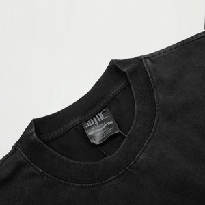 T-shirt tricoté de marque neuf, haute qualité, manches courtes, 100 % coton, coupe ample, personnalisation numérique, style urbain - Product Image 4
