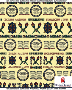 Luxury African Wax Print Fabric Manufacturer Custom University Anniversary Convention Celebration Textile Supplier OEM ODM - Product Image 3