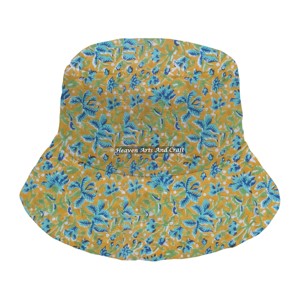 Chapeau Bob Matelassé en Coton Imprimé à la Main avec Logo Personnalisé pour Femme – Chaud et Tendance pour l'Hiver - Product Image 1