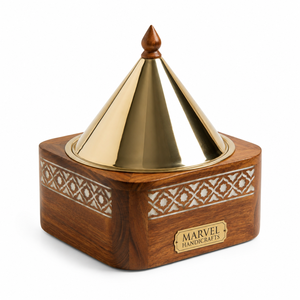 Casserole en bois isolée de qualité supérieure avec intérieur en acier inoxydable à double paroi, récipient isotherme pour aliments, bol de service pour la cuisine et la salle à manger - Product Image 1