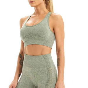 Leggings de Yoga de Cintura Media para Mujer, Tejidos en Spandex Elástico, Diseño Sólido, Conjunto de 2 Piezas, Ropa Deportiva Personalizable, Diseño Sin Costuras, Secado Rápido - Product Image 5