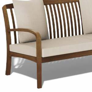 Conjunto de Muebles de Patio de Madera para Exteriores con Cojines Impermeables y Estructura de Madera de Teca para Muebles de Hogar - Product Image 4