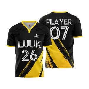 Camiseta de Fútbol Personalizada LUUK International para Hombre, Sublimada, 100% Poliéster, Malla Transpirable, Secado Rápido, Absorbe la Humedad - Product Image 1