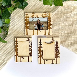 Natural Wood Photo <b>Frame</b> Custom Laser Engraved Leaf Pattern <b>Picture</b> <b>Frame</b> Home Decore Desktop Wooden Wedding <b>Frame</b> - Product Image 4