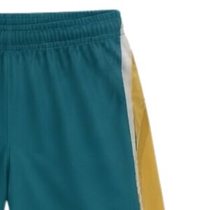 Unisex Teal Gold Sublimated Lacrosse Shorts Lightweight Polyester <b>Athletic</b> Sports Uniform Team Performance Apparel - Product Image 4