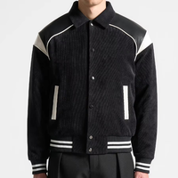 Vestes universitaires personnalisées en gros pour hommes, style collage, décontractées, de baseball, unisexes