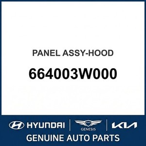 Nouveaux panneaux de capot Sportage 664003W000 - Product Image 1