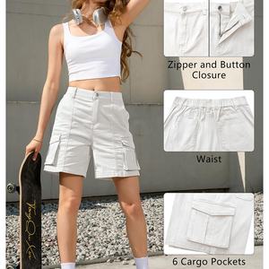 Ladies <b>Elastic</b> comfort Stylish Cargo Shorts Trending Summer Street Wear Woman Breathable Stylish Cargo <b>for</b> Women Shorts - Product Image 2