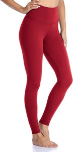 Leggings confortables pour femmes en spandex et polyester, taille haute, fermeture à cordon, extensibles, écologiques, pour le sport, la remise en forme et le yoga - Product Image 4