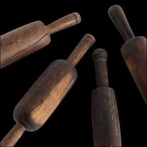 Handmade Wooden <b>Rolling</b> <b>Pin</b> Smooth Surface Dough Roller - Product Image 3