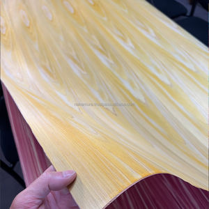 Placage texturé flexible non-collé IRODORITAI jaune teinté breveté, supporté par du papier Washi et non-tissé - Product Image 1