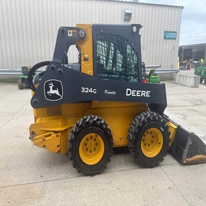 Cargadora compacta John Deere 324G premium con motor diésel, sistema hidráulico Eaton, caja de cambios PLC y bomba de motor de alta eficiencia - Product Image 2