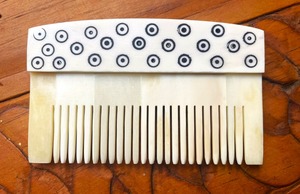 Yeni varış yüksek kaliteli Buffalo kemik Viking tarak şık moda saç Combs cep tarağı