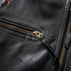 Chaqueta de Cuero para Hombre, Superventas, Mangas Largas, Nuevo Diseño, Transpirable, Precio al por Mayor, Personalizable, Ligera, Impermeable y Ecológica - Product Image 5