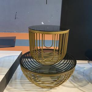 Silver metal <b>legs</b> style living room furniture round modern Decorative Home Decor Modern Metal Side <b>Table</b> - Product Image 1