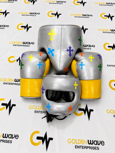 Guantes de Boxeo Profesionales de Piel para MMA, Nuevos, con Protector de Cabeza y Entrepierna, Transpirables, Duraderos, Ecológicos, Marca Personalizada - Product Image 2