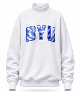 <b>Women</b>’s Custom Cotton Fleece Turtleneck Pullover Wholesale Oversized Winter <b>Long</b> Sleeve Casual <b>Sweatshirt</b> - Product Image 3