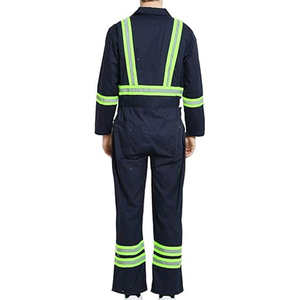 Uniforme de Trabajo de Seguridad Industrial de Alta Visibilidad BETTERGLOWAPPARELMFG Personalizado, Conjunto Unisex de Algodón Transpirable con Certificación CE - Product Image 3