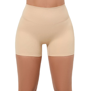 Nouveaux shorts d'été sans couture pour femmes, taille haute, avec logo personnalisé, effet froncé aux fesses, pour le sport, la gym et le yoga - Product Image 4