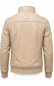 Chaqueta Bomber para Hombre, Cuello Alto, Cierre de Cremallera, Estilo Casual para Otoño - Product Image 2