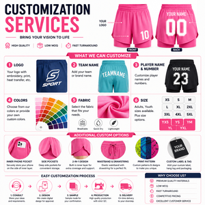 Jupes de golf pour filles au design personnalisé, jupes de sport pour la course à pied et le tennis avec short intégré et poche, vêtements de sport pour femmes - Product Image 5